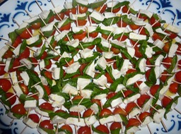 Mozzarella plate